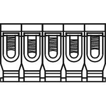 Hensel - Abzweigklemme Klemmen-Set DK KS 35 16-35 5pol. − 1 Stück
