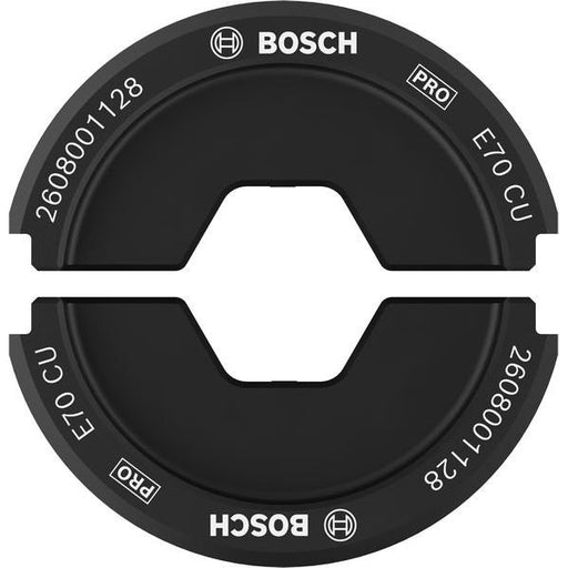 Bosch - Einsatz für Presswerkzeug Kabelschuhe/Verbinder, Aderendhülsen, Schirmanschluss PRO Presseinsatz, E70 CU, 2608001128 70 mm², Kupfere