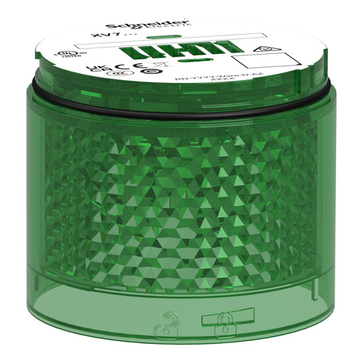 Schneider Electric - Signalsäulenelement, optisch Leuchtelement Blitzl. XVB7C63 Gn Led 24V Acdc