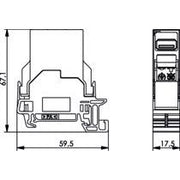 Telegärtner - Modularer Steckverbinder STX Tragschienen-Verbinder 100007441 mit USB-Kupplung 3.0
