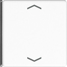 Jung - Abdeckung/Bedienelement für Installationsschalterprogramme Taste 4-fach aws A 404 TSAP WW 14 mit Symbolen − 1 Stück