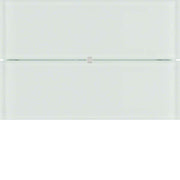Berker - Bussystem-Tastsensor Tastsensor 2fach 75162090 Glas polarweiß