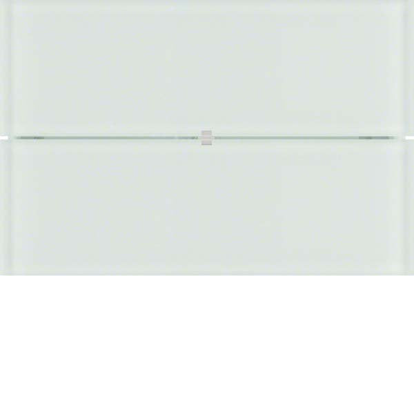 Berker - Bussystem-Tastsensor Tastsensor 2fach 75162090 Glas polarweiß