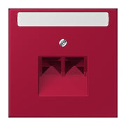 Jung - Einsatz/Abdeckung für Kommunikationstechnik Abdeckung für IAE/UAE LC 969-2 NAUA 229 rouge carmin (32100)