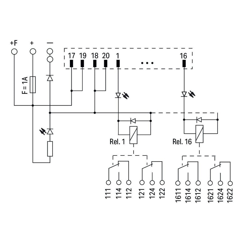WAGO - Übergabemodul 704-5064 DIN 41651
