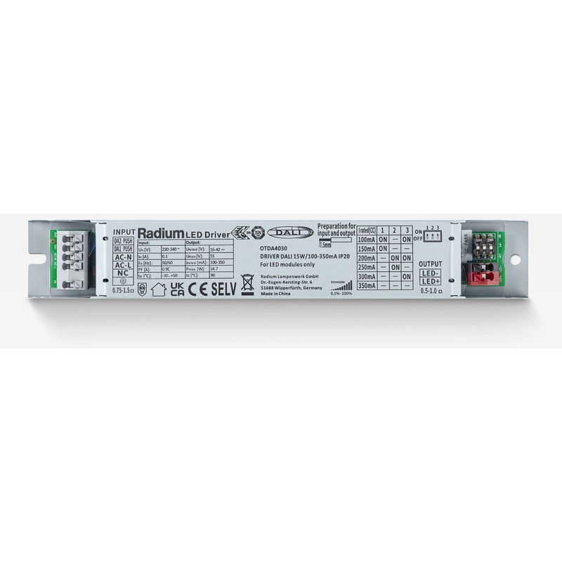 Radium Lampenwerk - LED-Betriebsgerät LED-Treiber OTDA4030 DALI, 15W/100-350mA