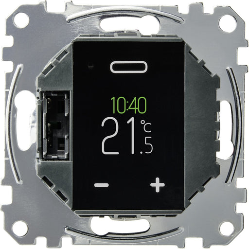 Merten - Raumthermostat Temperaturregler-Einsatz MEG5776-0000 mit Touch-Display