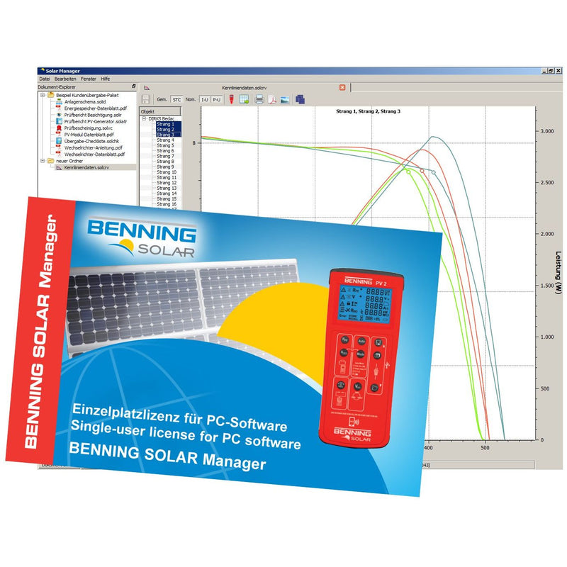 Benning - Zubehör/Ersatzteile für Prüf- und Messgeräte (Elektro) Software 050423 Prüfberichterstell