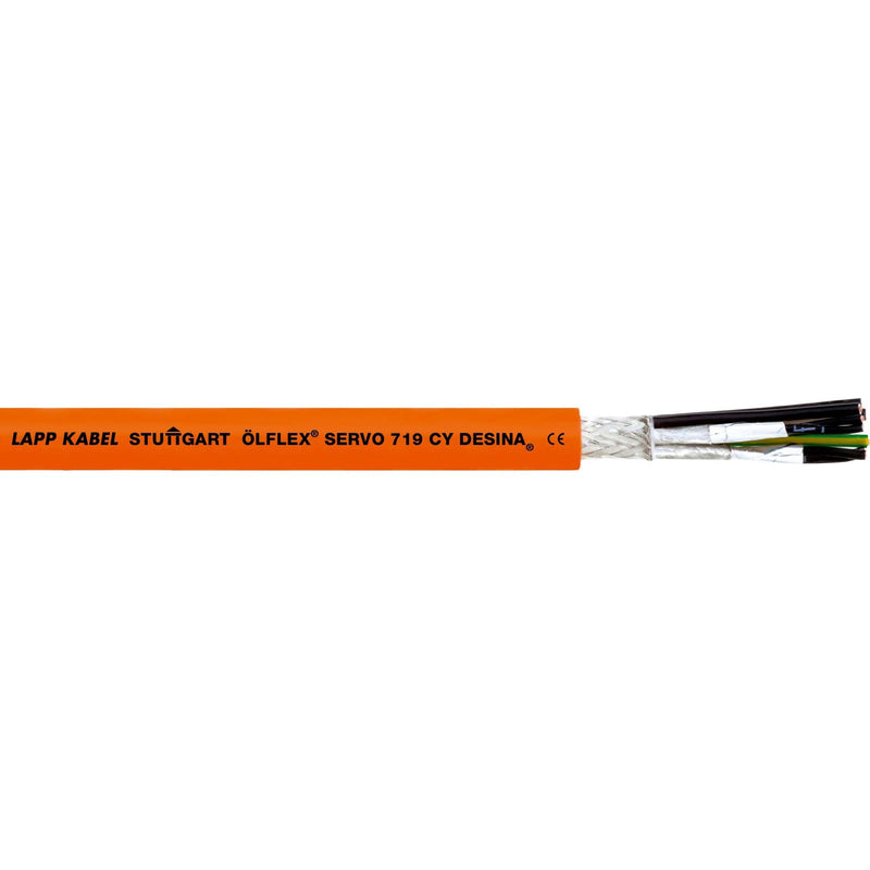 Lapp Kabel&Leitung - Energiekabel < 1 kV, für ortsveränderlichen Einsatz ÖLFLEX SERVO 719 CY 1020027 4G4+2x(2x1)
