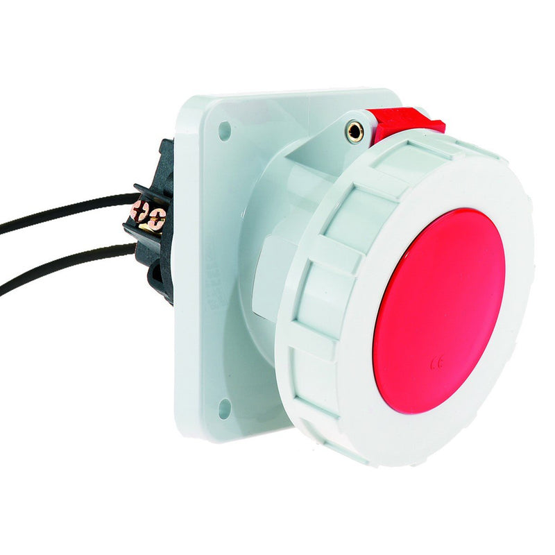 Bals Elektrotech - CEE-Anbausteckdose (IEC 60309) Anbausteckdose geneigt 63A 12020 5p 400V 6h IP67