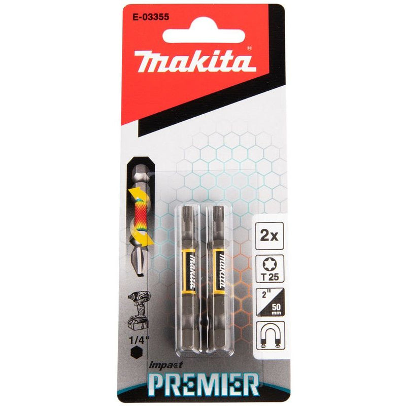 Makita - Bit Torsion Bit E-03355 (VE2) T25-50 2Stk