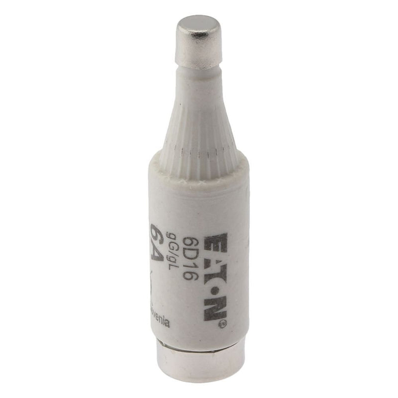 Eaton - D-Sicherungseinsatz Sicherungseinsatz Nieders. SICHERUNG-#6D16 6A AC 500V 100kA − 10 Stück