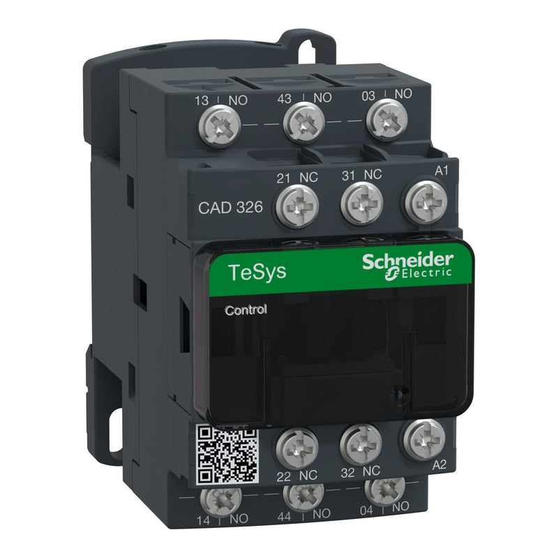 Schneider Electric - Hilfsschütz, Relais Hilfsschütz CAD326B7 3S, 2Ö, 24V