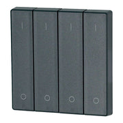 Eaton - Abdeckung/Bedienelement für Installationsschalterprogramme Wippe 4-fach CWIZ-04/14 I/0, anthrazit