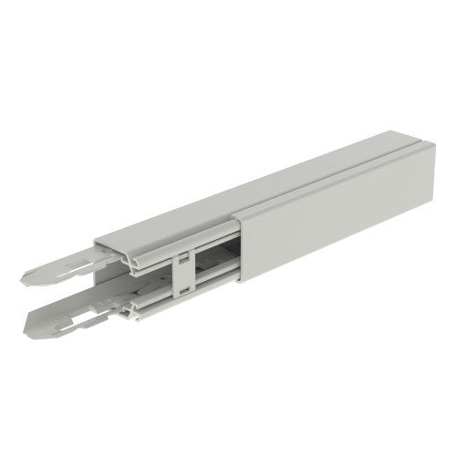 Unex - Leitungsführungskanal Installationskanal lgr 73020-04 RAL7035 40x40 U23X − 48 Meter