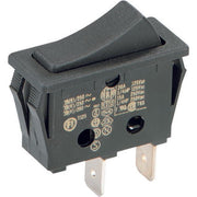 Bachmann - Geräte-Einbauschalter und -taster EB-Wippenschalter 924.091 sw,16(8)A250V 1p