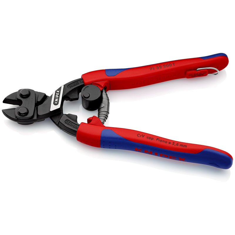 Knipex - Bolzenschneider CoBolt-Bolzenschneider 71 32 200 T 200mm, mit Bef.-Öse