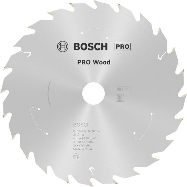 Bosch - Kreissägeblatt PRO Wood cordless 2608837685 Kreissägeblatt 165 x