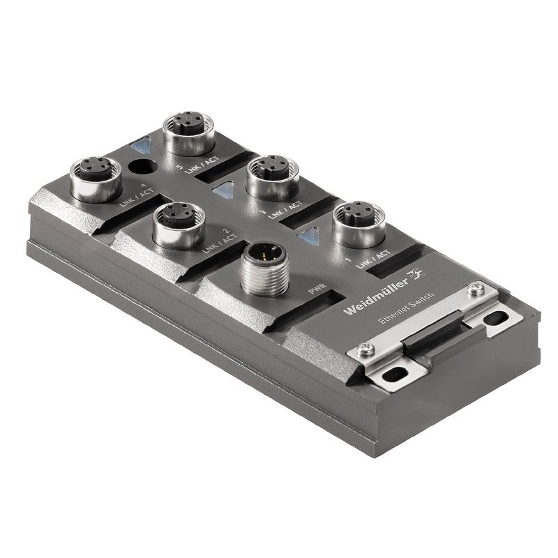Weidmüller - Netzwerk Switch Schalter IE-SW-IP67T-5M12 unmanag.FastEthernet