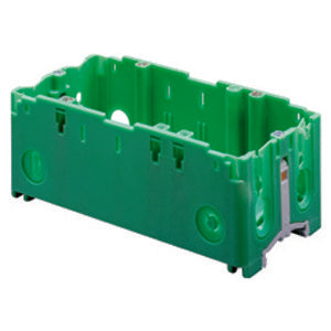 Gewiss - Einbaudose für Geräteeinbaukanal Uni-Doppel-Gerätedose NP50307 52mm grün