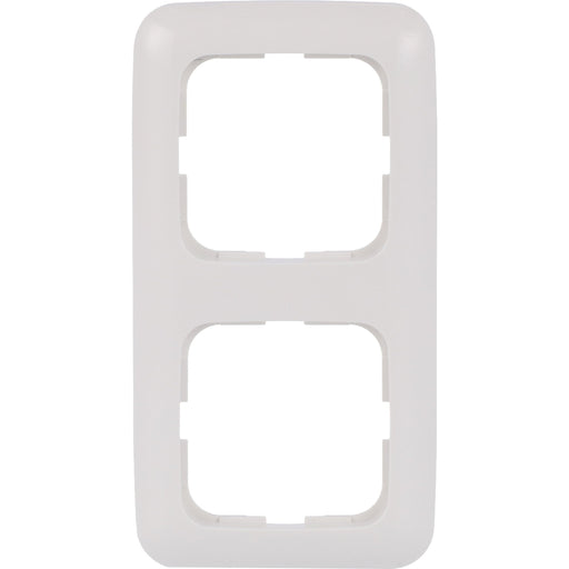 Busch-Jaeger - Abdeckrahmen Rahmen 2-fach 2512-214 aws senk.+ waager. − 1 Stück by Busch-Jaeger
