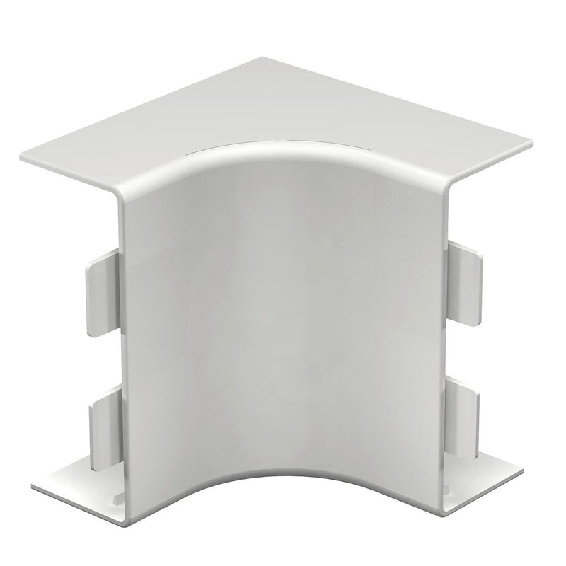 OBO Bettermann Vertr - Inneneck für Leitungsführungskanal Inneneckhaube WDK HI40110RW 40x110mm, reinweiß − 2 Stück