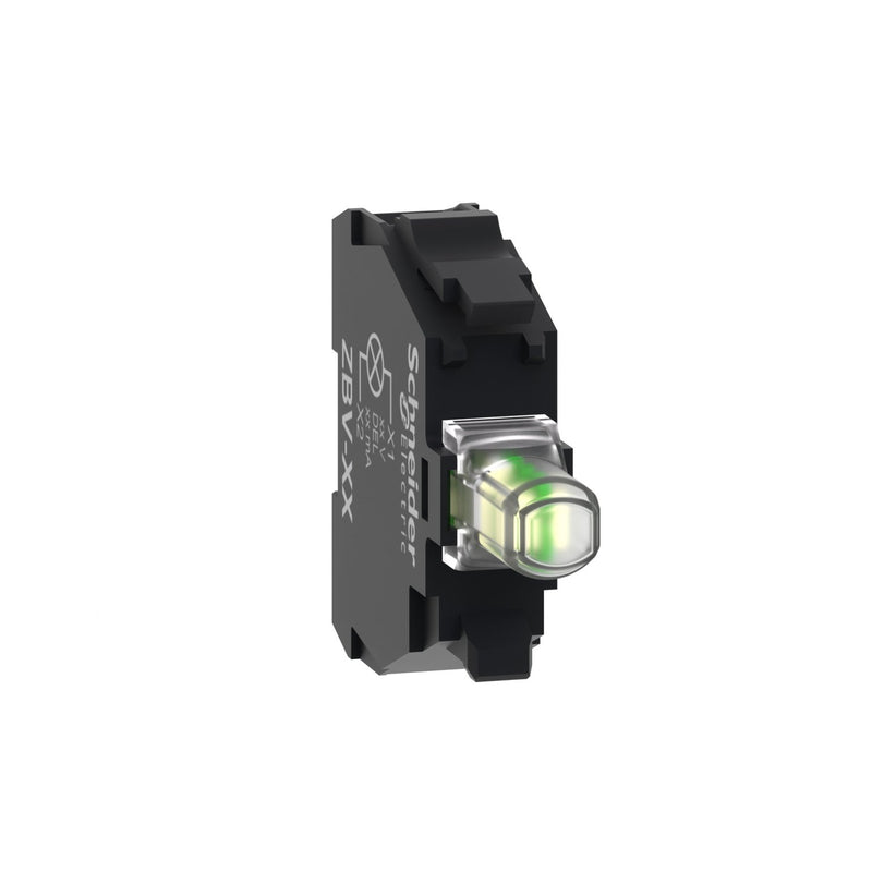 Schneider Electric - Lampenfassungsblock für Befehls- und Meldegeräte LED-Modul ZBVM1 230V ws