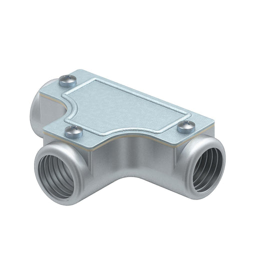 OBO Bettermann - T-Stück/Kreuzstück für Installationsrohr Kontroll-T-Stück SKTM40W ALU m.Gew. M40x1,5, AlG − 4 Stück