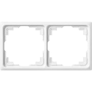 Jung - Abdeckrahmen Rahmen 2-fach aws CD 582 K WW waage/senkrecht
