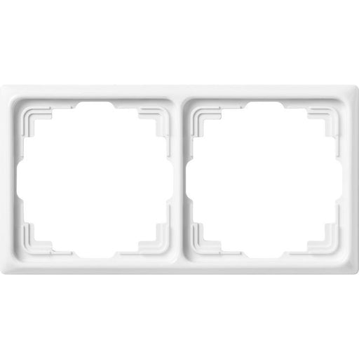 Jung - Abdeckrahmen Rahmen 2-fach aws CD 582 K WW waage/senkrecht