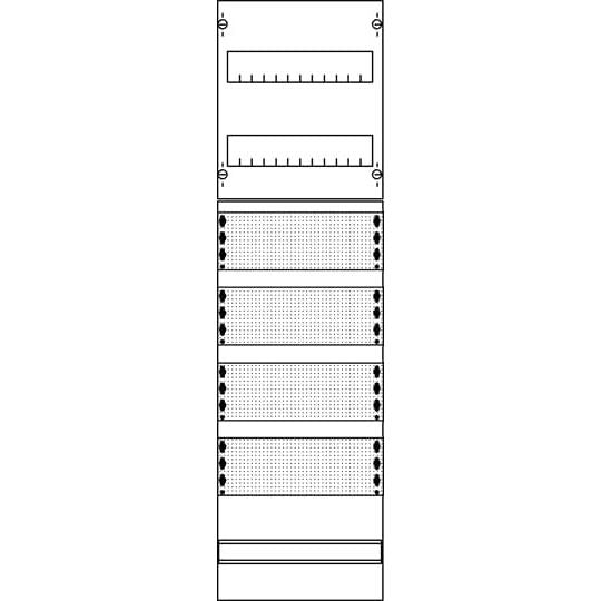 Striebel&amp;John - Einbaufeld für Telekommunikation Mediafeld 1MMC22 kombi  − 1 Stück
