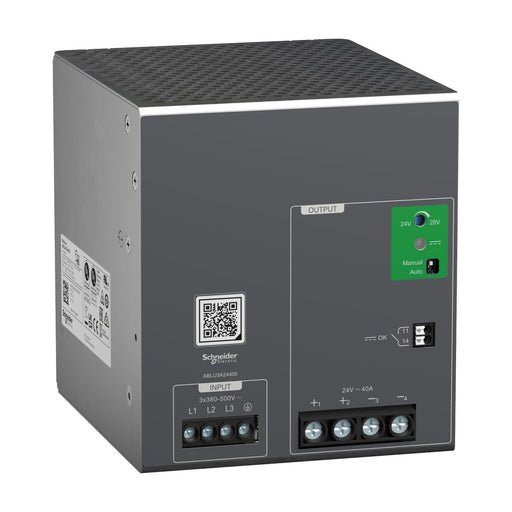 Schneider Electric - Gleichstromversorgung Spannungsversorgung ABLU3A24400 380-500VAC 40A 960W − 1 Stück