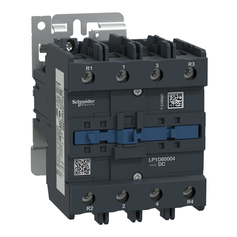 Schneider Electric - Leistungsschütz zum Schalten von Wechselstrom Leistungsschütz LP1D80004BW 4-polig