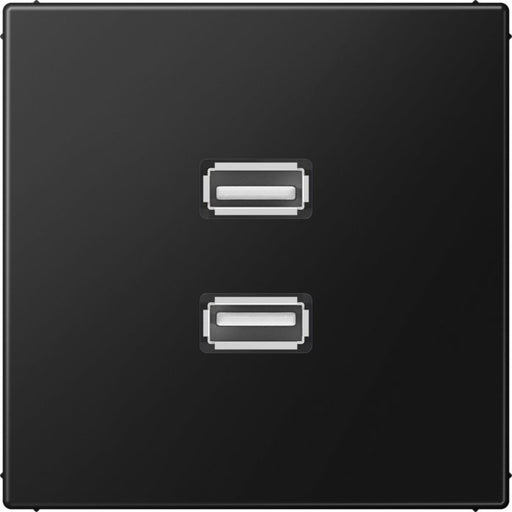 Jung - Multifunktions-Anschlussdose Multimedia-Anschlusssystem MA LS 1153 SWM graphitschwarz matt