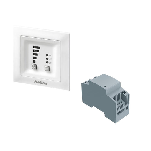 Helios Ventilatoren - Bedienelement intelligent Steuerungsset f.Hutschiene KWL 45 STS-HS EcoVent Verso