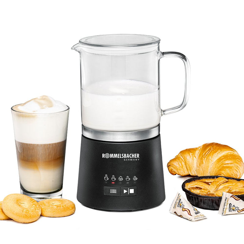Rommelsbacher - Milchaufschäumgerät Milchaufschäumer MS 625 abnehmbare Glaskanne  − 1 Stück