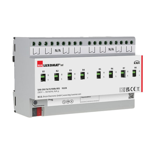BEG Brück Electronic - Bussystem-Schaltaktor Schaltaktor SA8-230/16H/KNXs REG