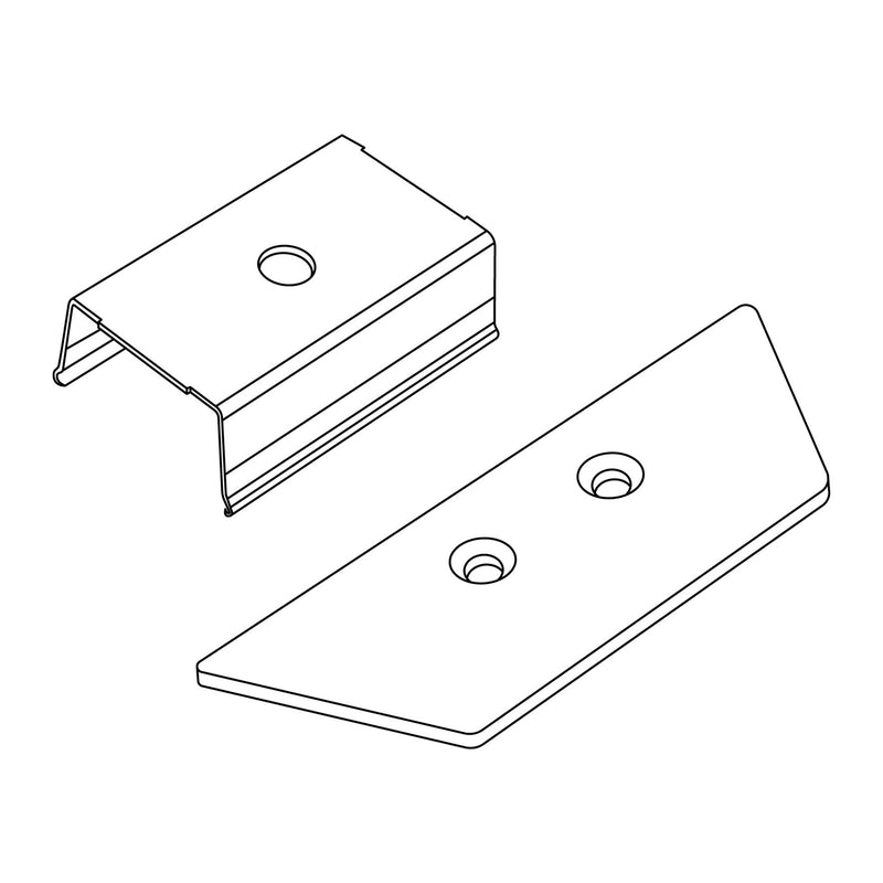 Nobile - Zubehör/Ersatzteile für Lichtschlauch/-band Ersatzkit für Alu Profil 5011149909 Aufbau, alu − 1 Stück