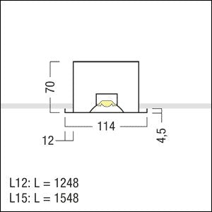 Zumtobel Group - Decken-/Wandleuchte LED-Deckeneinbauleuchte MIRL LED #42185482 4000K