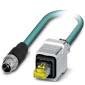 Phoenix Contact - Konfektioniertes Sensor-Aktor-Kabel Netzwerkkabel NBC-MSX/10 #1407478 CAT6 RAL5021