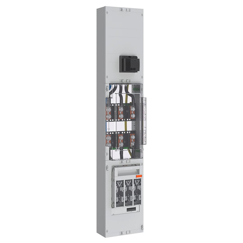 ABN - Verteilerfeld für Installationsverteiler Wandlerfeld 200A BH9 5p ABNPW109S0232 NAR 40mm SaS für