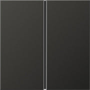 Jung - Abdeckung/Bedienelement für Installationsschalterprogramme Tastensatz 1-fach anth AL 2401 TSA AN komplett