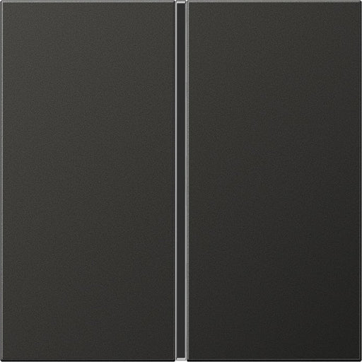 Jung - Abdeckung/Bedienelement für Installationsschalterprogramme Tastensatz 1-fach anth AL 2401 TSA AN komplett