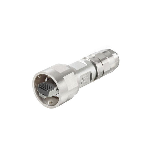 Weidmüller - Modularer Steckverbinder RJ45 Set m.Crimpanschluss IE-PS-V01M-RJ45-TH Bajonett Metall V01