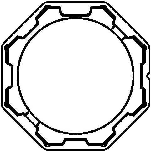 DELTA DORE - Zubehör/Ersatzteile für Tor-/Rollladenantriebe Adapter-Set Medium AMI45-SW60 f. 60 Achtk