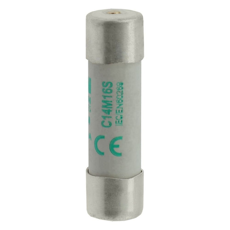 Eaton - Zylindrische Sicherung Sicherungseinsatz Nieders. CYL AM 14,#C14M16S 16A AC 500V 120kA − 10 Stück