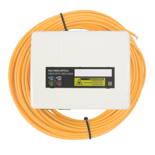 Televes - Spleißkassette Optische Box OB4440 4Ausgänge 40m Kabel
