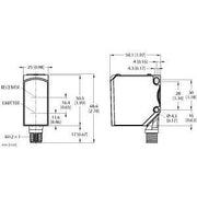 Turck - Farbtaster Opto-Sensor QCM50-K3D25-Q8-5