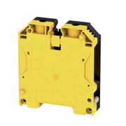 Weidmüller - Durchgangs-Reihenklemme Klemme WDU 70N/35 GE/SW Schraubanschl.,70mm² − 10 Stück
