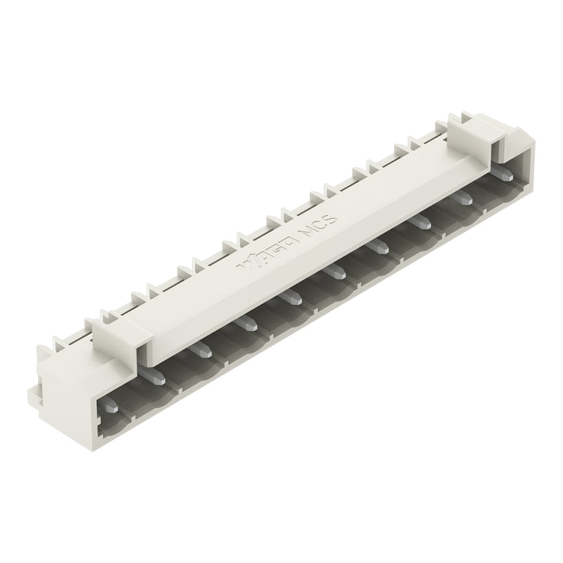 WAGO - Leiterplattensteckverbinder THT-Stiftleiste Lötstift 721-870/001-000 1,2x1,2,abgew.,lgr − 50 Stück